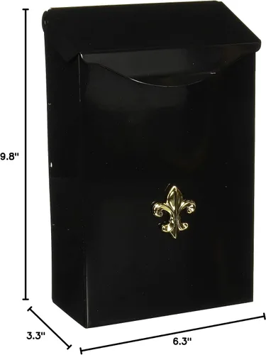 Miniatura 4 de Gibraltar buzón de correo vertical pequeño con estilo soporte de pared, BW110000