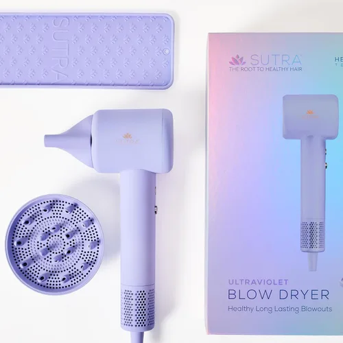 Miniatura 7 de SUTRA Ultra Violet - Secador de pelo ligero con tecnología iónica negativa, 2 velocidades y 3 ajustes de calor, tiro frío, difusor y concentrador