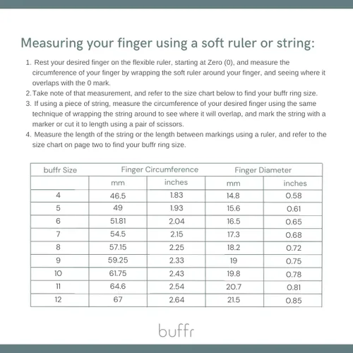 Miniatura 4 de BUFFR Ring Protector for Working Out - Silicone Ring Protector for Finger Jewelry