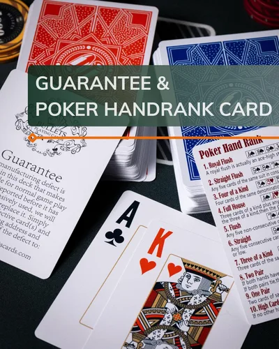 Miniatura 6 de Bullets Playing Cards Cartas de plástico impermeables – 2 mazos de póquer tamaño con índice jumbo, parte delantera lisa y parte trasera de fácil