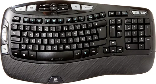 Miniatura 2 de Logitech K350 - Teclado - Conectividad inalámbrica - RF - Negro - Interfaz USB