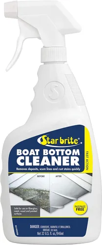 STAR BRITE - Limpiador de fondo de barco resistente – Elimina depósitos difíciles, líneas de escoria y manchas de óxido rápida y fácilmente del