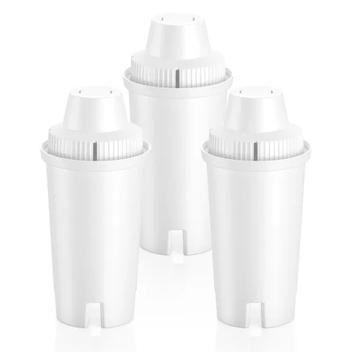Paquete de 3 piezas de repuesto para jarras y dispensadores de filtro de agua Brita®, sin BPA y certificado NSF, OB03 clásico, Mavea® 107007 35557,