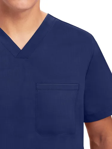 Miniatura 4 de Healing Hands Mens Scrubs Top 3 Pocket Purple Label Jake 2331 V-Neck Scrub Tops for Men