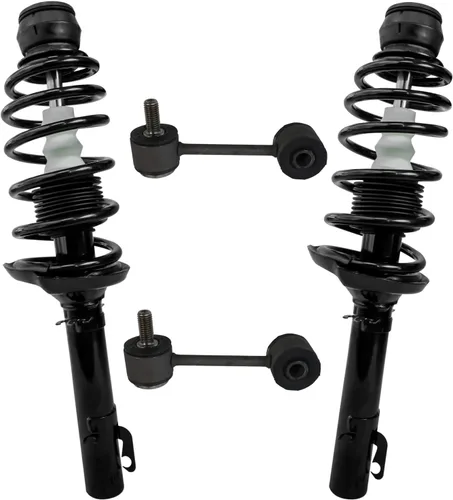 Miniatura 9 de Detroit Axle - Kit de puntales delanteros 2WD para Ford F-150 2005-2008 Lincoln Mark LT 2005-2008, 2 puntales con muelle helicoidal, 2 enlaces