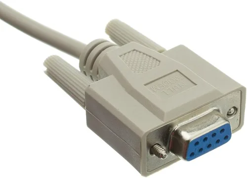 Miniatura 2 de CableWholesale Cable de módem nulo DB9 macho/DB9 hembra 8C de 6 pies (10D1-20206)