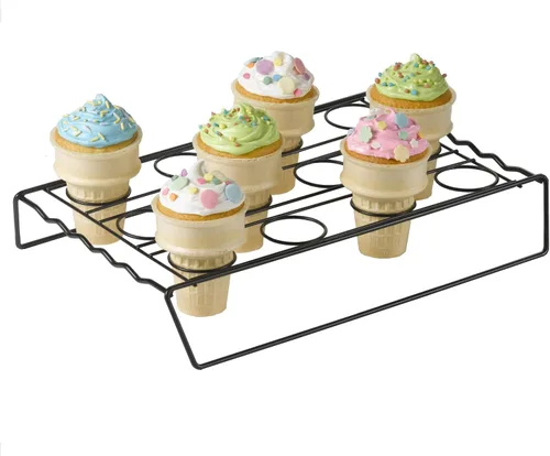 Miniatura 11 de Nifty - Estante para horno de 3 niveles, antiadherente, apto para lavavajillas, uso para cocinar cazuelas, almacenamiento de cocina plegable
