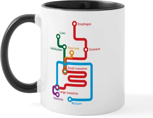 Miniatura 5 de CafePress Gastrointestinal Subway Map Mug 11 oz (325 ml) Ceramic Coffee Mug