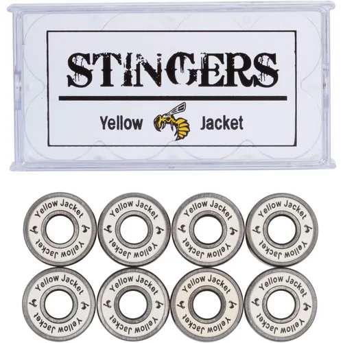 Miniatura 21 de Yellow Jacket - Rodamientos premium para patineta y longboard, profesionales, 608, ABEC 9, naranja tropical (paquete de 8)