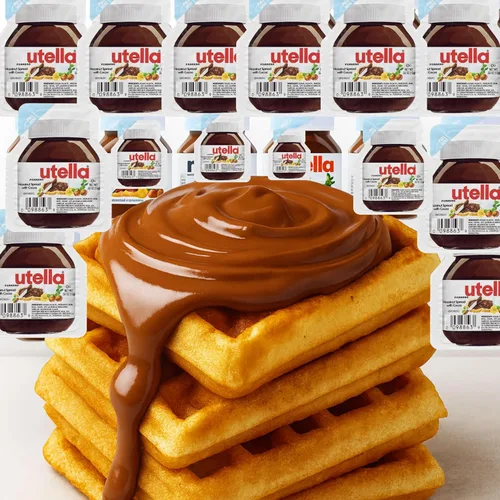 Mini tazas de chocolate con avellana, paquetes de aperitivos de una sola porción, control de porciones, selladas individualmente, hechas en Italia,