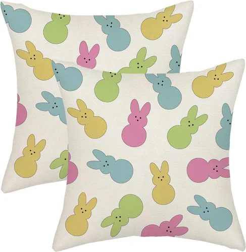Miniatura 49 de AGAYNA Juego de 2 fundas de almohada decorativas con diseño de acuarela verde salvia para árbol de Navidad de 16 x 16 pulgadas, para sofá, invierno
