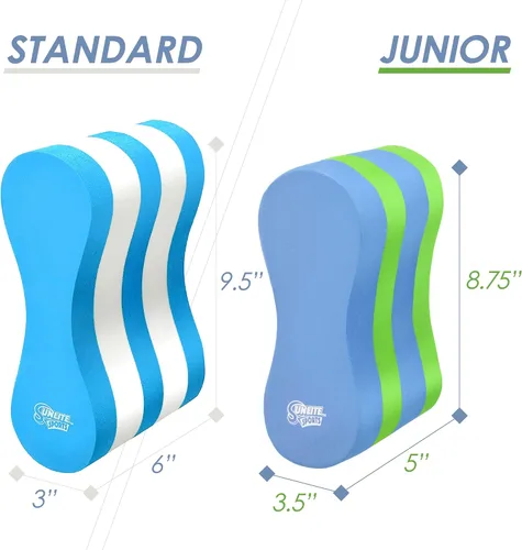 Miniatura 2 de Sunlite Sports Boya de tracción EVA de 5 capas para piernas - Ayuda para entrenamiento en piscina, soporte para piernas y caderas para adultos