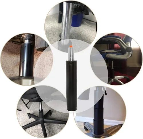 Miniatura 7 de Homend Reemplazo de cilindro de elevación de gas para silla de oficina, color negro, de 10.5 a 15.5 pulgadas (carrera de 5 pulgadas)