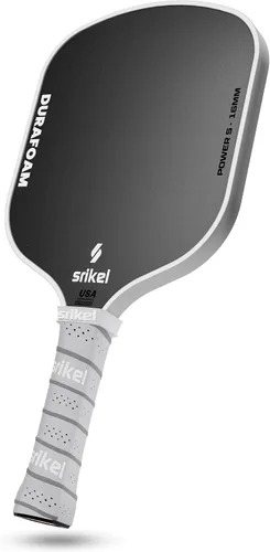 Miniatura 10 de DuraFoam - Paleta de pickleball profesional de fibra de carbono T700, raqueta de núcleo de espuma 100% para disparos consistentes, potencia y control