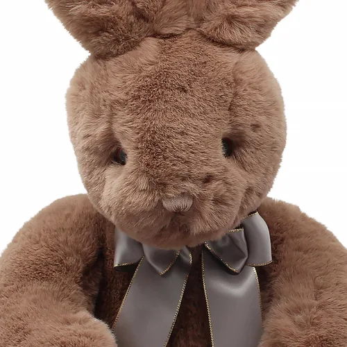 Miniatura 3 de oits cute Peluche de piel sintética de 24 pulgadas para niña, bebé, niño (marrón)