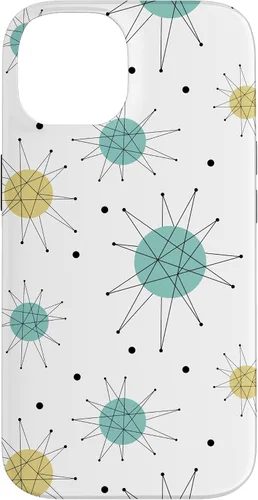 Miniatura 4 de Franciscan Starburst Mid Century Modern Atomic Era Pattern Case for iPhone 17