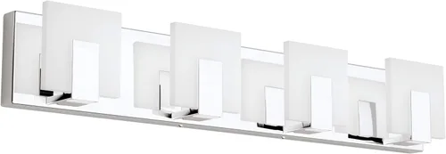 Miniatura 18 de Aipsun - 4 Lámparas de tocador, modernas, de color negro, con luz led arriba y abajo, para colocarlas sobre el espejo del tocador del baño, de 6,000
