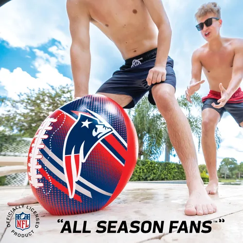 Miniatura 4 de BigMouth 18” Inflatable Pool Football Officially Licensed NFL Fan Gear Merchandise Beach Ball Games for Adults and Teens