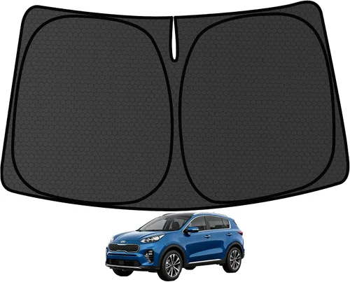 Miniatura 128 de Civic - Parasol para parabrisas Honda Civic 2022-2024 2025 (no para Honda 2022 Sport), visera frontal gruesa plegable 1:1, mantiene tu automóvil más