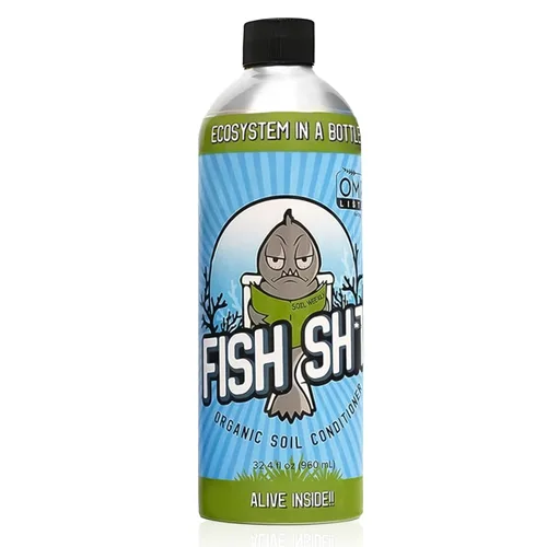 Fish Head Farms - Acondicionador líquido orgánico de suelo, 1 litro, biología viva para plantas de interior y exterior, crecimiento de raíces,