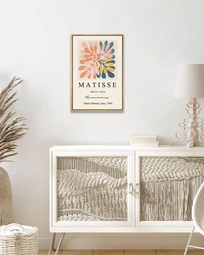 Miniatura 4 de Zzuyi Henri Matisse - Arte de pared, decoración de arte abstracto, decoración de habitación pastel danés, arte de pared bohemio, 12 x 16 pulgadas