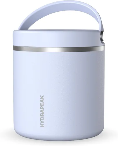 Miniatura 16 de Hydrapeak Tarro de comida de acero inoxidable con aislamiento al vacío de 25 onzas para comida caliente y fría, recipiente de boca ancha a prueba