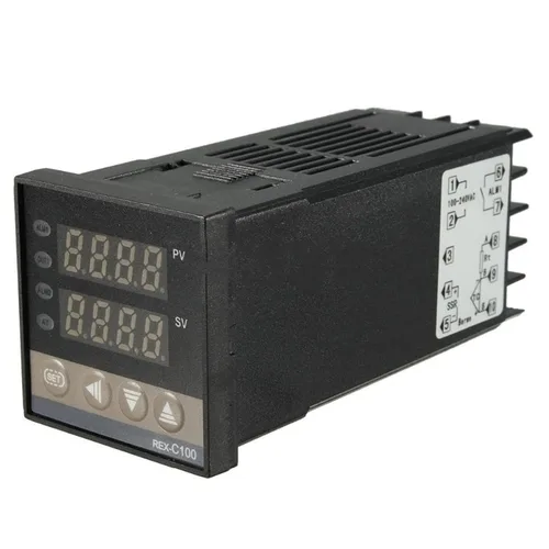 Miniatura 2 de Regulador de temperatura de PID Digital REX-C100 (M) 0 a 400degree K Tipo Salida de la retransmisión