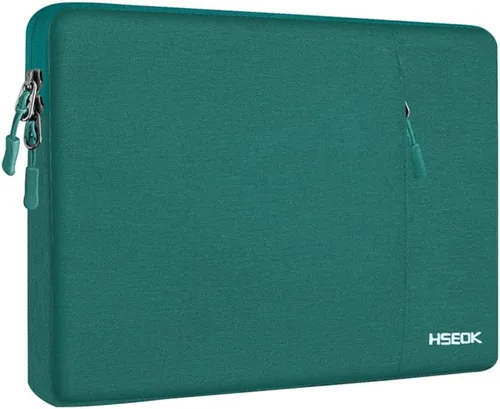 Miniatura 21 de Hseok - Funda para portátil de 15.6 pulgadas, funda con manga a prueba de golpes y repelente al agua con bolsillo para accesorios, compatible