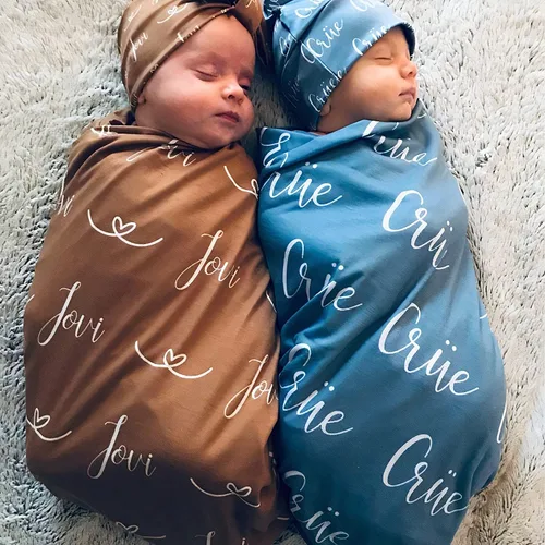 Miniatura 11 de Manta personalizada con nombre para bebés recién nacidos, mantas de bebé personalizadas para niños con nombre, mantas de bebé recién nacido, mantas