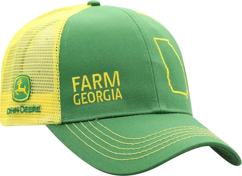 Miniatura 79 de John Deere Gorra de béisbol con logotipo y malla trasera con contraste, para hombre