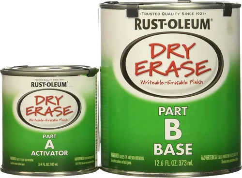 Miniatura 10 de Rust-Oleum 241140 Specialty Kit de Pintura para Pizarra Blanca Aplicable con Brocha, Blanco