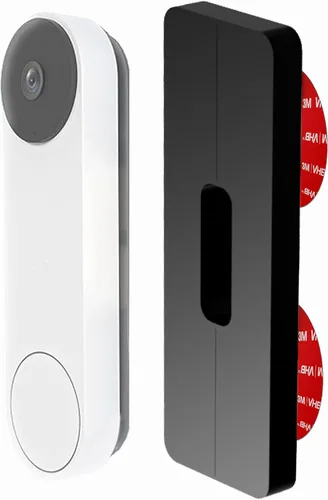 Miniatura 9 de Soporte de ángulo ajustable para timbre de puerta de 25 a 55 grados sin taladro, compatible con todas las baterías de timbre de video Nest