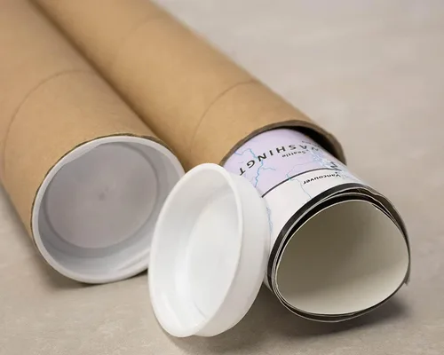 Miniatura 5 de MagicWater Supply Tubo de correo – 2 x 15 pulgadas – Kraft – 1 paquete – para envío y almacenamiento de carteles, artes, manualidades y documentos