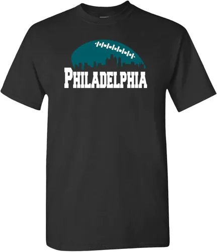 Miniatura 36 de Xtreme Apparrel City Skyline - Camiseta de hombre para los aficionados al fútbol americano Baltimore - Camisa púrpura