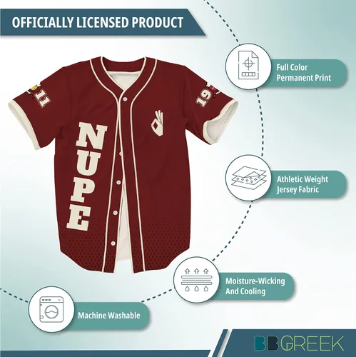 Miniatura 3 de BBGreek Kappa Alpha Psi Fraternity Paraphernalia - Colección de camisetas de béisbol - Vendedor Oficial