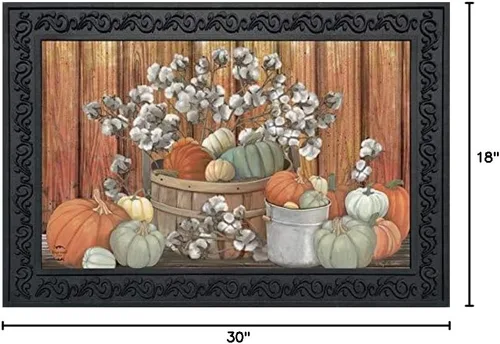 Miniatura 2 de Briarwood Lane Felpudo otoñal de calabazas y sauces Sauces de calabazas