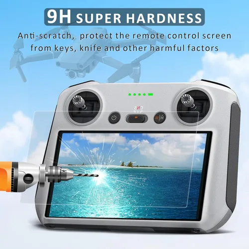 Miniatura 5 de Ambison [Paquete de 2] DJI Mini 5/4 Pro Protector de pantalla de vidrio mate, antirreflejo/suave como la seda/HD transparente compatible con DJI