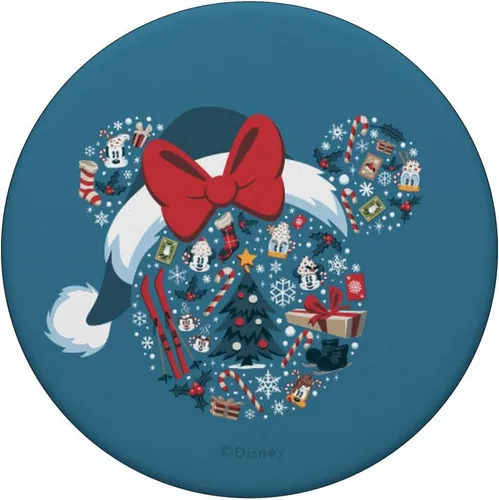 Miniatura 3 de Disney Minnie Mouse Icon Winter Lodge Holiday PopSockets intercambiables PopGrip