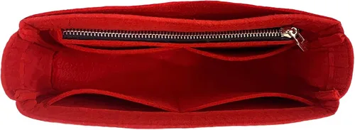 Miniatura 5 de Divitize Premium Purse Organizer fits Kate Reversible Bag Organizer, Kate Reversible Bag Insert, Handmade 2mm Premium Felt Snug Sturdy Fit with Gold