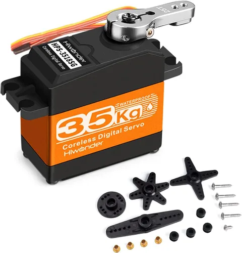 Engranaje de metal del motor servo sin núcleo del alto esfuerzo de torsión de 77.2 lbs Servo Digital y del engranaje del acero inoxidable para el
