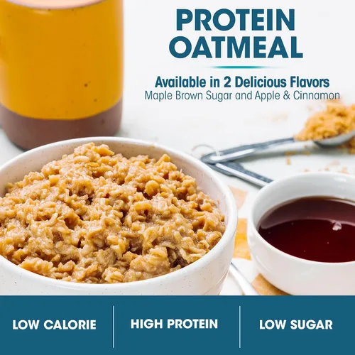 Miniatura 5 de WonderSlim Proteína de avena, manzana 'n canela, 130 calorías, 0.42 oz de proteína, 0.14 oz de fibra (7 unidades)