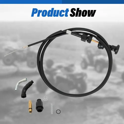 Miniatura 2 de WFLNHB Cable de estrangulador de carburador y kit de émbolo de válvula de repuesto para Honda Rancher 350 TRX350FM TRX350TE TRX350TM TRX350FE