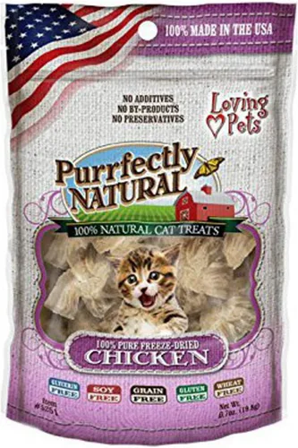 Miniatura 5 de Loving Pets Purrfectly - Golosinas naturales de camarones liofilizados para gatos, 0.5 onzas