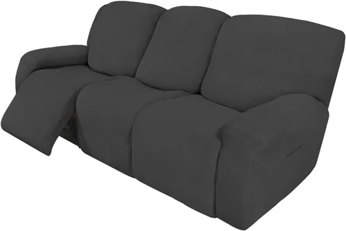 Miniatura 121 de Easy-Going - Funda elástica para sofá reclinable y sofá cama, 6 piezas, protector de muebles, suave, parte inferior elástica, tela jacquard