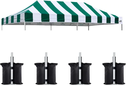 Miniatura 19 de Eurmax USA toldo desplegable de repuesto, cubierta superior para tienda de campaña, armado instantáneo, solo la cubierta superior, 4 bolsas
