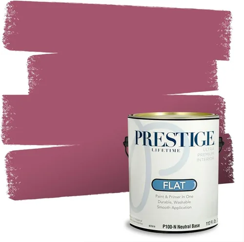 Miniatura 39 de Prestige Paints - Pintura exterior e imprimación en uno, 1 galón, plano, E500-P-A011GP