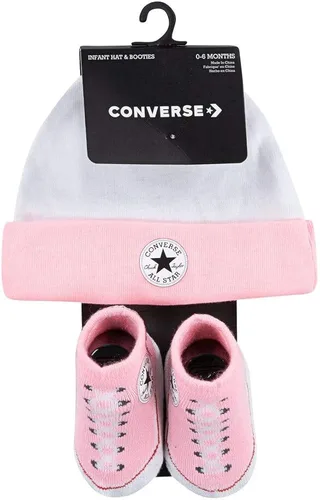 Miniatura 2 de Converse Chuck Taylor - Conjunto de gorros y botines infantiles