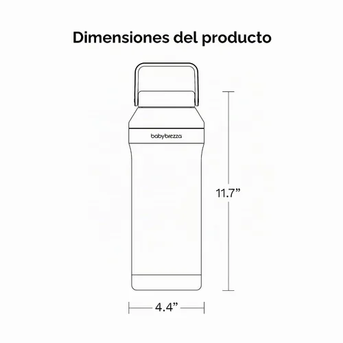 Miniatura 9 de Baby Brezza Enfriador de leche materna portátil todo el día, gran capacidad de 20 z, botella de viaje aislada incluye 2 paquetes de hielo + 2