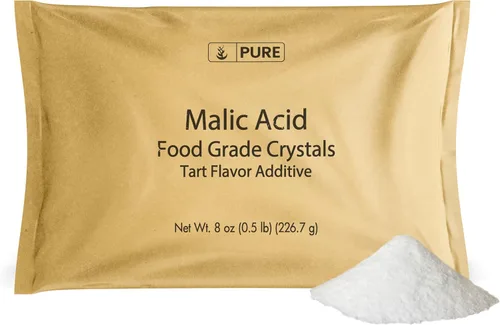 Miniatura 2 de PURE ORIGINAL INGREDIENTS Paquete de ácido málico y ácido cítrico, natural, seguro para alimentos, sabor agrio