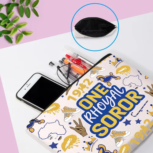 Miniatura 5 de GJTIM Hermandad Sorority Paraphernala Regalo Hermandad de Mujeres Regalo de la Hermana Hermandad de Mujeres Griegas Un Rhoyal Soror Bolsa de Una